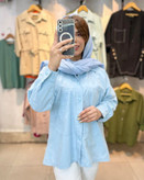مانتو شومیزی مدل مژگان