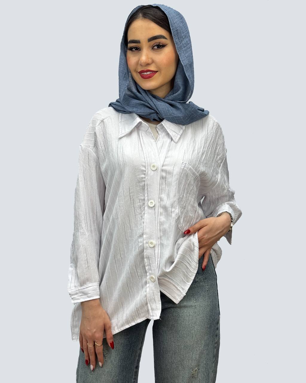 مانتو شومیزی آبشاری مدل شیما