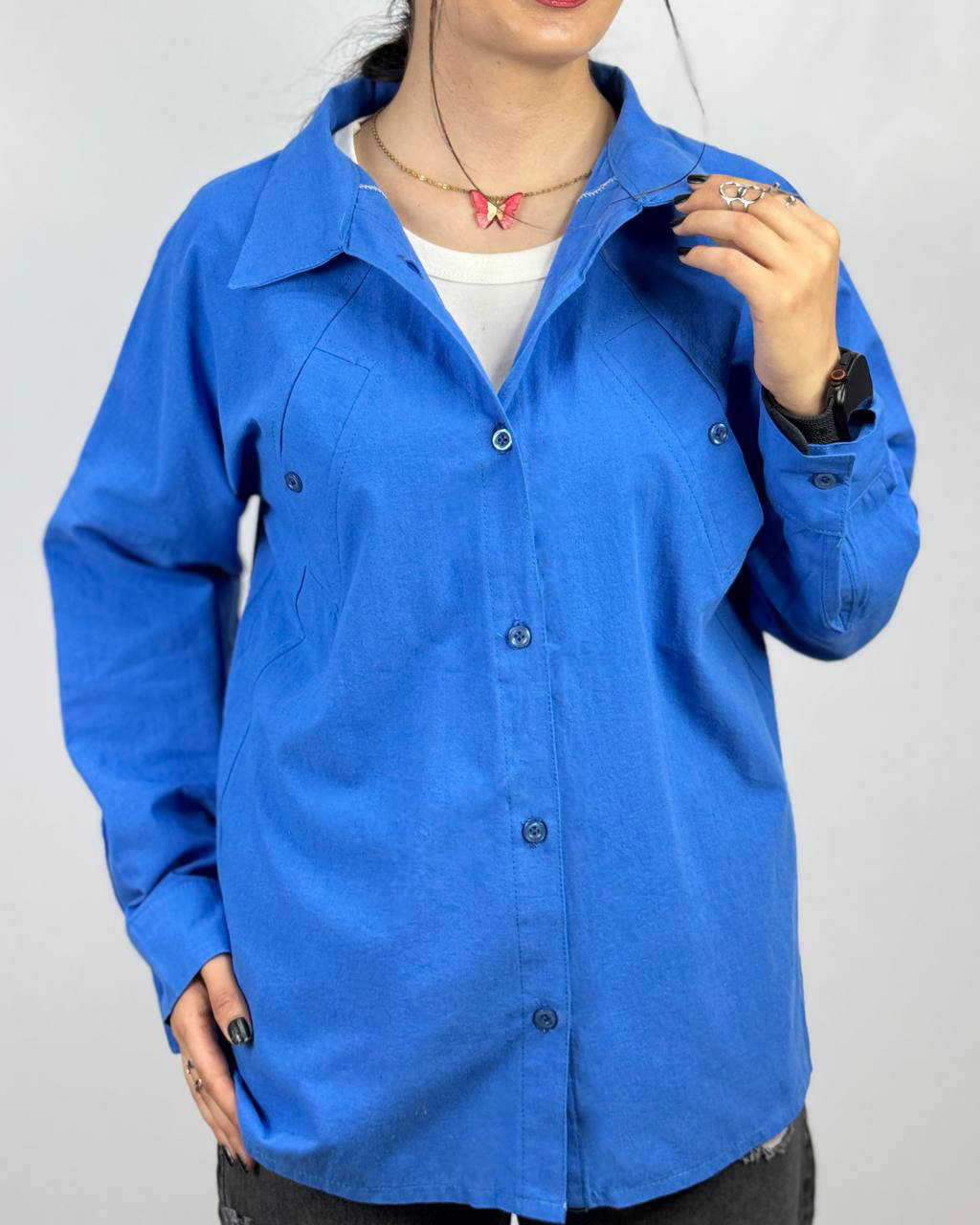 مانتو شومیزی مدل شیوا