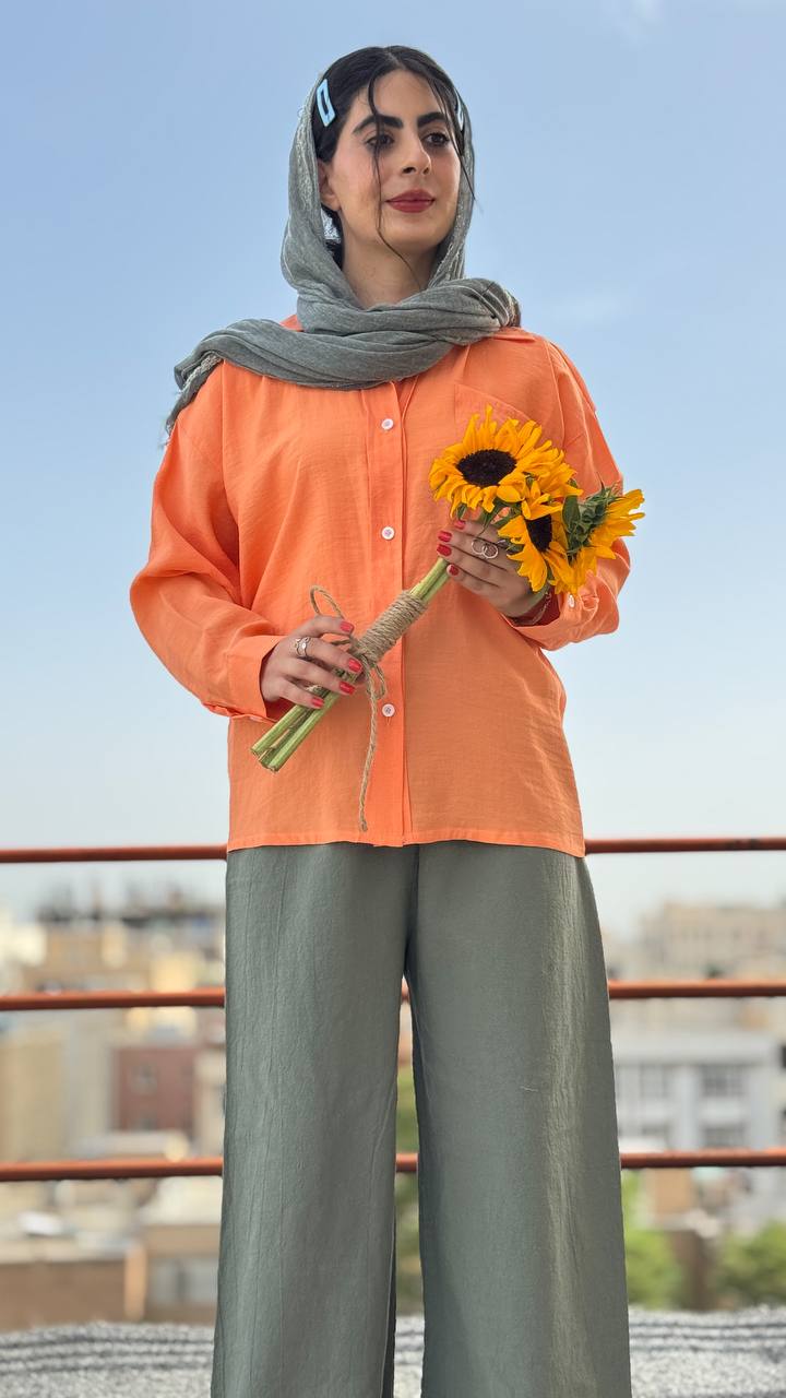 مانتو‌شومیزی مدل فلورا