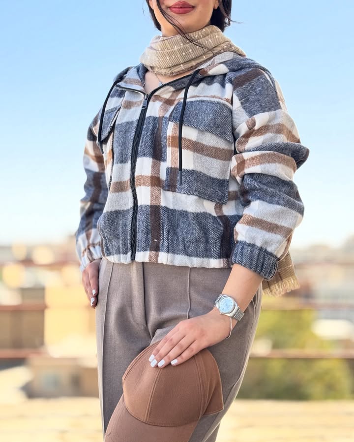 بامبر چهارخونه طرح لعیا