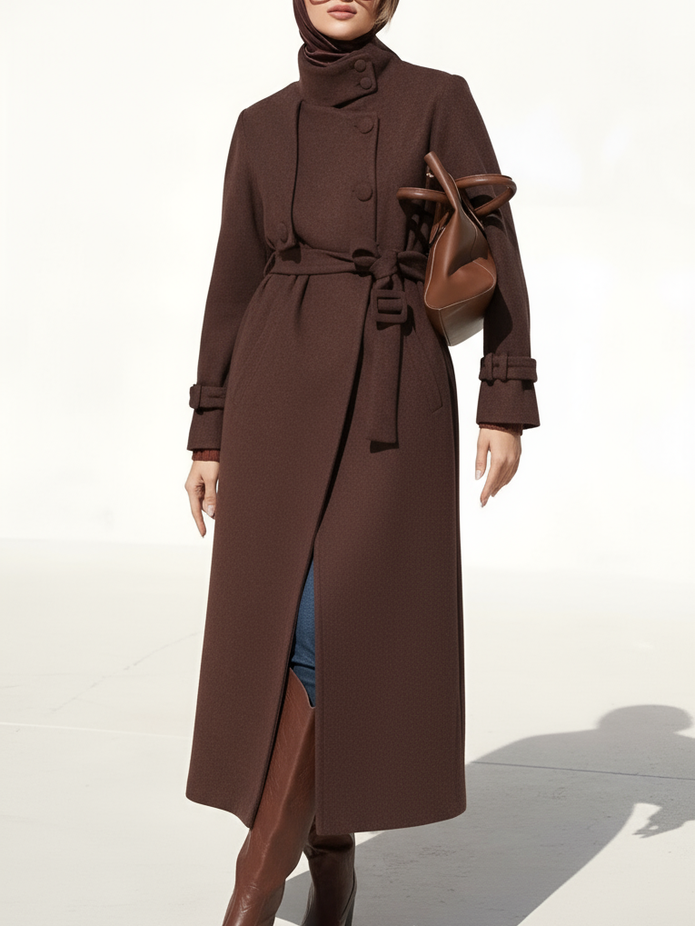 مانتو بلند فوتر مدل فریال